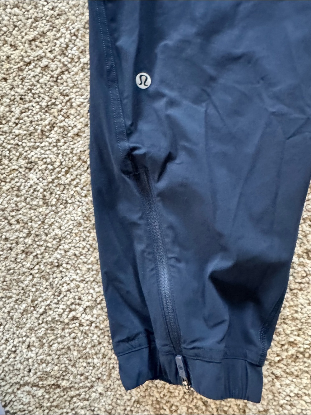 Lululemon XL Navy Studio Dance Pants Ankle Zip Athletic Joggers - Picture 2 of 4